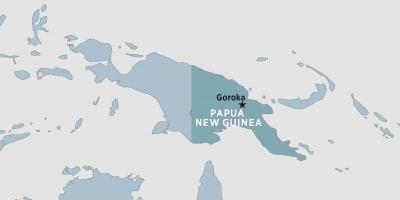 Mapa ng goroka papua new guinea