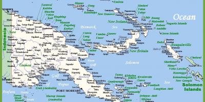 Papua new guinea sa mapa