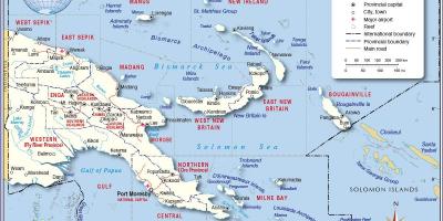 Mapa ng matataba papua new guinea 