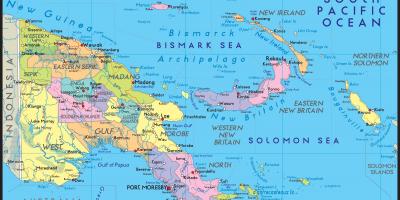 Detalyadong mga mapa ng papua new guinea