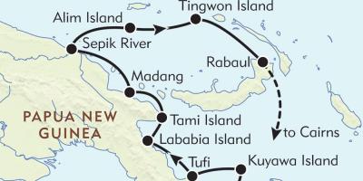 Mapa ng rabaul papua new guinea